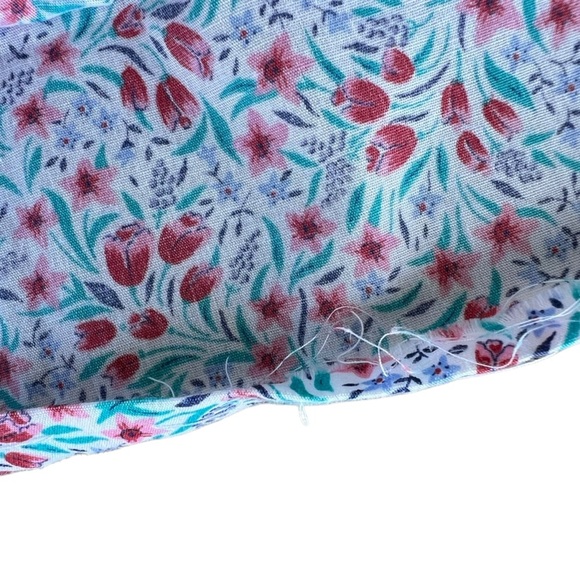 Vtg Polly Flinders Delicate Floral Long Sleeve Dress Diamond  Smocked Lace Sz 3T - Picture 15 of 15